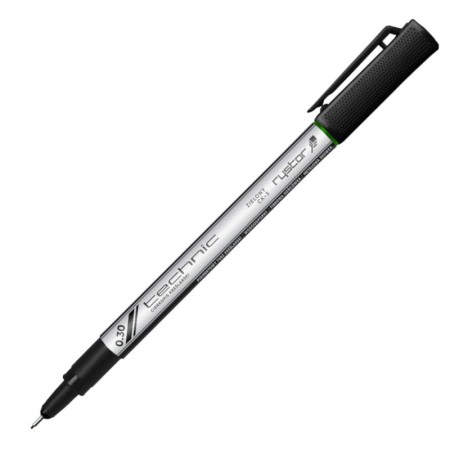 Cienkopis kreślarski RYSTOR 0,3 mm - ZIELONY