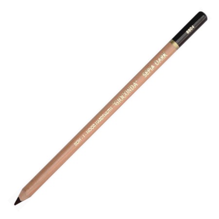 Pastel suchy w drewnie KOH-I-NOOR Gioconda 8804 - SEPIA CIEMNOBRĄZOWA