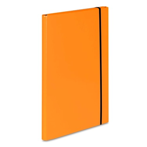 Przejdź do produktu Teczka z gumką A4 VAUPE Caribic 20 mm - pomarańczowa