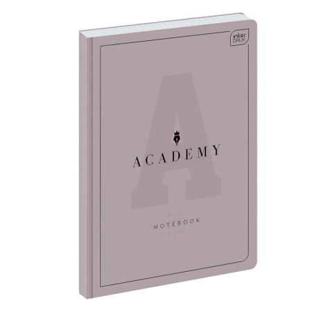 Brulion w kratkę INTERDRUK Academy A5 96 kartek 90 g/m²