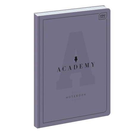 Brulion w kratkę INTERDRUK Academy A5 96 kartek 90 g/m²
