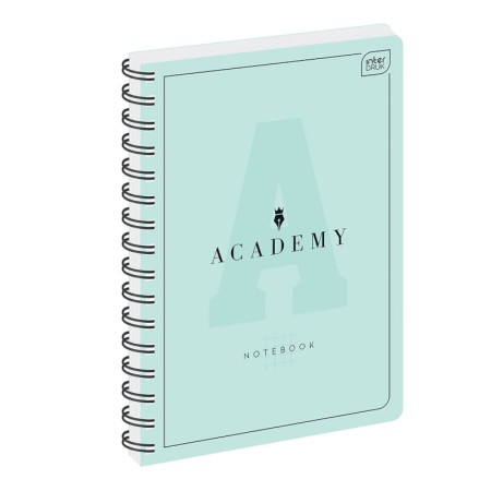 Kołozeszyt w kratkę INTERDRUK Academy A4 100 kartek 90g/m² - PASTELOWY