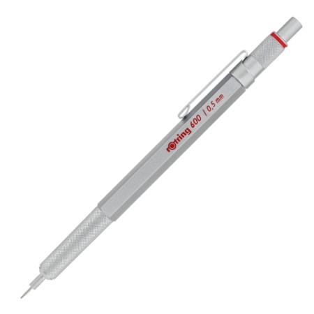 Ołówek automatyczny ROTRING 600 0,5 mm 1904445 - SREBRNY