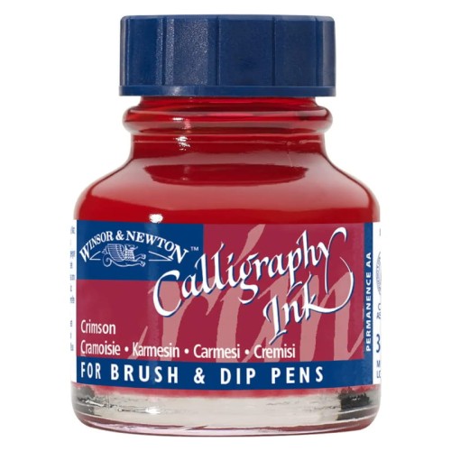 Przejdź do produktu Tusz do kaligrafii WINSOR & NEWTON - crimson