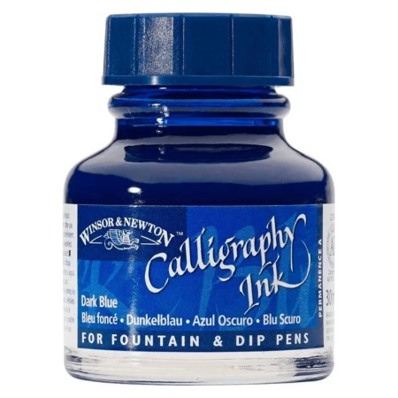 Tusz do kaligrafii WINSOR & NEWTON Calligraphy Ink 30 ml - DARK BLUE