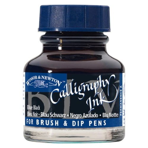 Przejdź do produktu Tusz do kaligrafii WINSOR & NEWTON - blue black