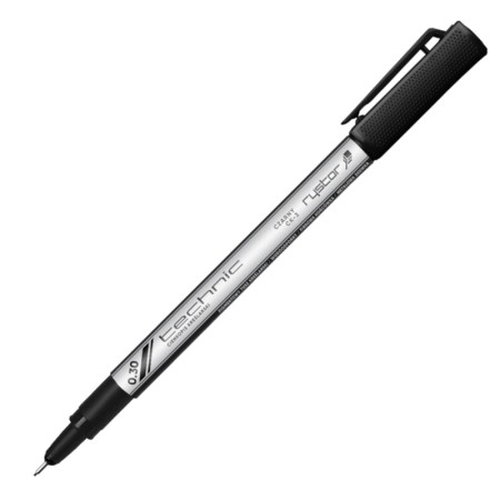 Cienkopis kreślarski RYSTOR 0,3 mm - CZARNY