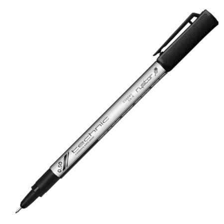 Cienkopis kreślarski RYSTOR 0,5 mm - CZARNY