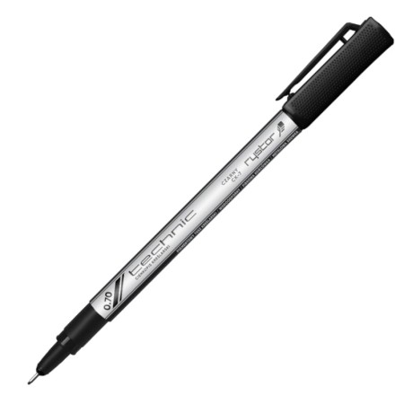 Cienkopis kreślarski RYSTOR 0,7 mm - CZARNY