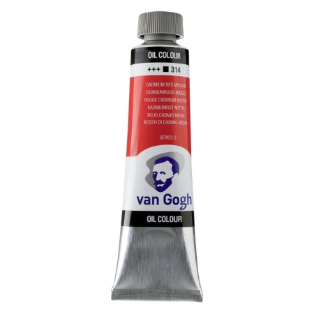 Farba olejna VAN GOGH 40 ml (314 - czerwony kadmowy średni)