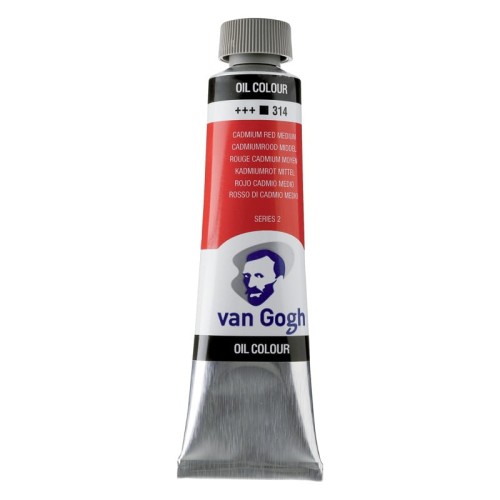Przejdź do produktu Farba olejna VAN GOGH 40 ml (314 - czerwony kadmowy średni)