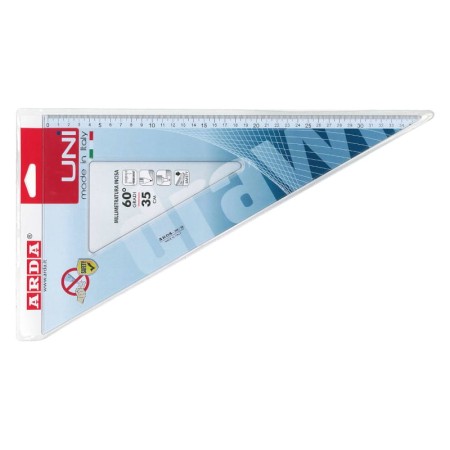 Ekierka ARDA Uni 60° - 35 cm
