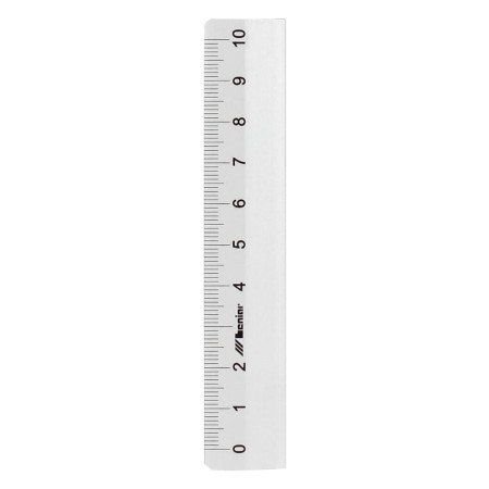 Linijka aluminiowa szkolna LENIAR 30402 - 10 cm