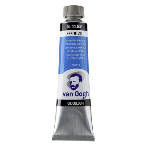 Przejdź do produktu Farba olejna VAN GOGH 40 ml (535 - niebieski ceruleum - ftalowy)