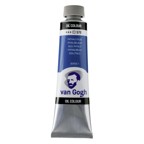 Przejdź do produktu Farba olejna VAN GOGH 40 ml (570 - niebieski ftalowy)