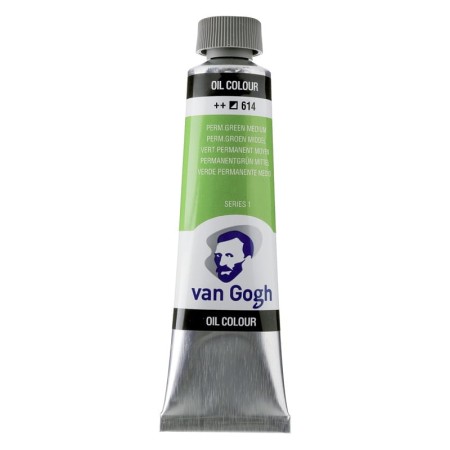 Farba olejna VAN GOGH 40 ml (614 - zielony permanentny średni)