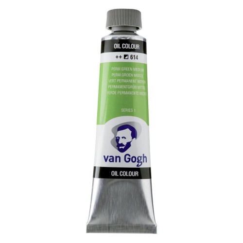 Przejdź do produktu Farba olejna VAN GOGH 40 ml (614 - zielony permanentny średni)