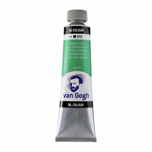 Przejdź do produktu Farba olejna VAN GOGH 40 ml (615 - zieleń szmaragdowa)