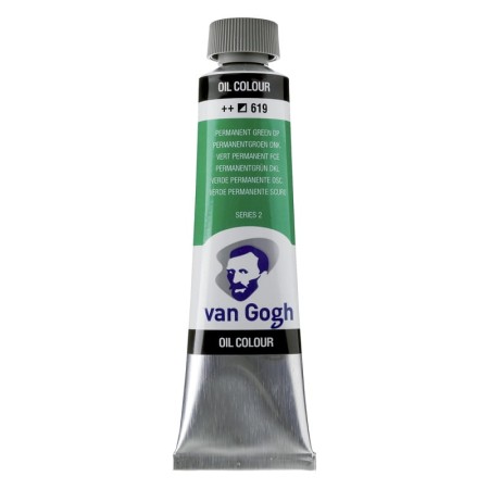 Farba olejna VAN GOGH 40 ml (619 - zielony permanentny ciemny)