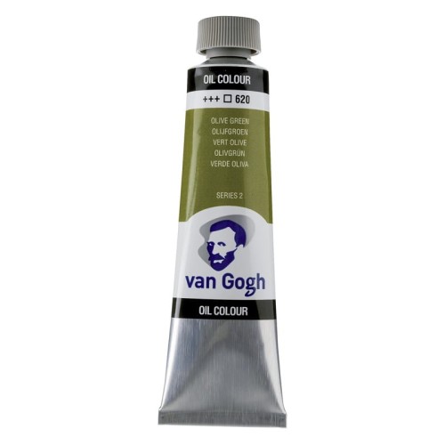 Przejdź do produktu Farba olejna VAN GOGH 40 ml (620 - zieleń oliwkowa)