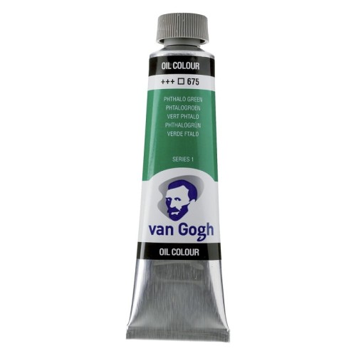 Przejdź do produktu Farba olejna VAN GOGH 40 ml (675 - zielony ftalowy)