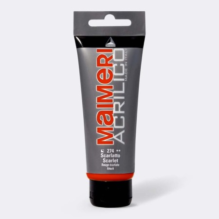 Farba akrylowa MAIMERI Acrilico 200 ml (274 - Scarlet)