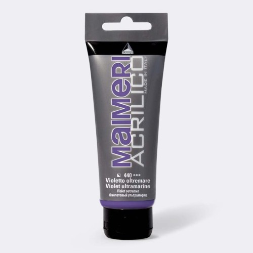Przejdź do produktu Farba akrylowa MAIMERI Acrilico 200 ml (440 - Ultramarine Violet)