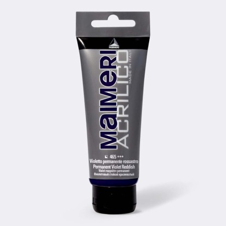 Farba akrylowa MAIMERI Acrilico 200 ml (465 - Permanent Violet Reddish)
