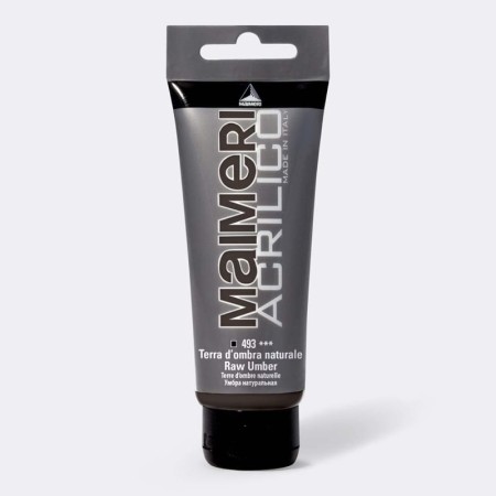 Farba akrylowa MAIMERI Acrilico 200 ml (493 - Raw Umber)