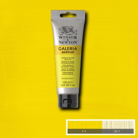 Farba akrylowa WINSOR & NEWTON Galeria 120 ml (114 - Cadmium Yellow Pale Hue)
