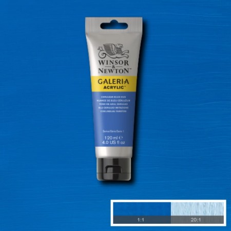 Farba akrylowa WINSOR & NEWTON Galeria 120 ml (138 - Cerulean Blue Hue)