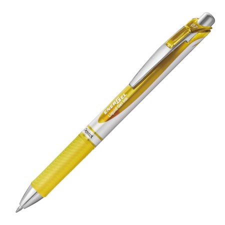 Pióro kulkowe PENTEL EnerGel 0,7 mm - ŻÓŁTE