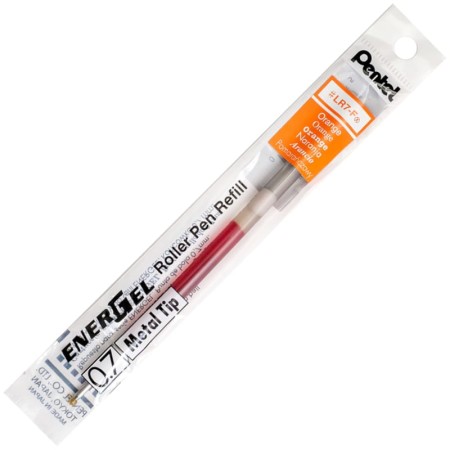 Wkład PENTEL EnerGel LR7 0,7 mm - POMARAŃCZOWY