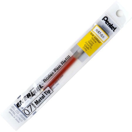 Wkład PENTEL EnerGel LR7 0,7 mm - ŻÓŁTY