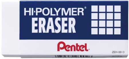 Gumka ołówkowa PENTEL Hi-Polymer - JUMBO