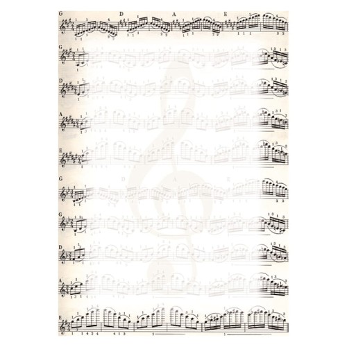 Przejdź do produktu Dyplom A4 GALERIA PAPIERU 170 g/m² - Nuty - 25 ark.