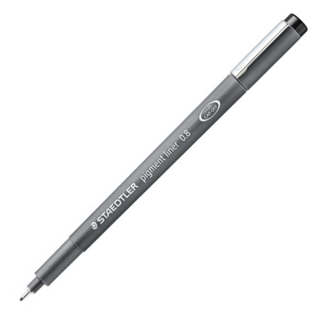 Cienkopis STAEDTLER Pigment Liner 308 0,8 mm - CZARNY