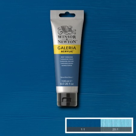 Farba akrylowa WINSOR & NEWTON Galeria 120 ml (232 - Deep Turquoise)