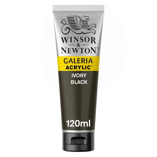 Przejdź do produktu Farba akrylowa WINSOR & NEWTON Galeria 120 ml (331 - Ivory Black)