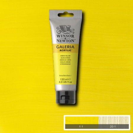 Farba akrylowa WINSOR & NEWTON Galeria 120 ml (346 - Lemon Yellow)