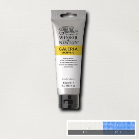 Farba akrylowa WINSOR & NEWTON Galeria 120 ml (415 - Mixing White)