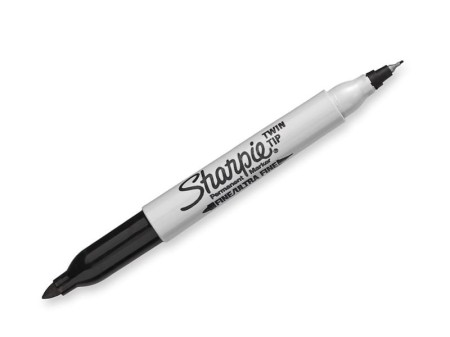 Marker SHARPIE Twin Tip (czarny)