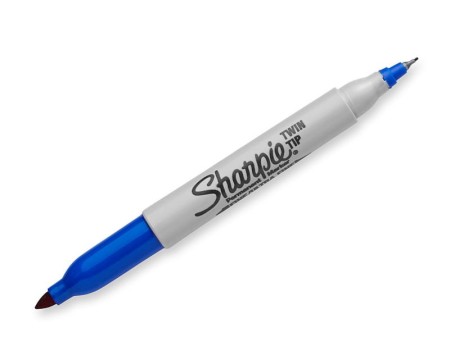 Marker SHARPIE Twin Tip (niebieski)
