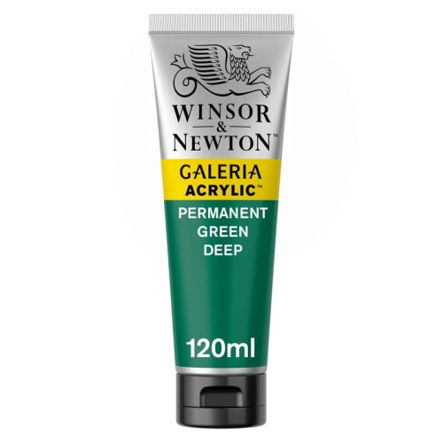Przejdź do produktu Farba akrylowa WINSOR & NEWTON Galeria 120 ml (482 - Permanent Green Deep)