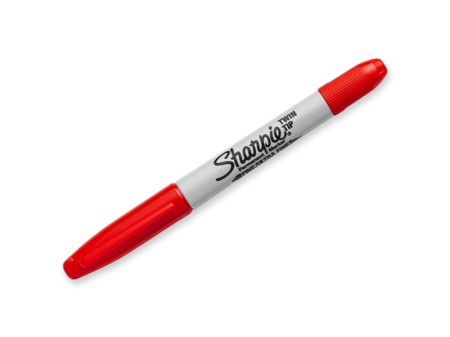 Marker SHARPIE Twin Tip (czerwony)