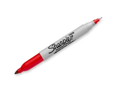 Marker SHARPIE Twin Tip (czerwony)