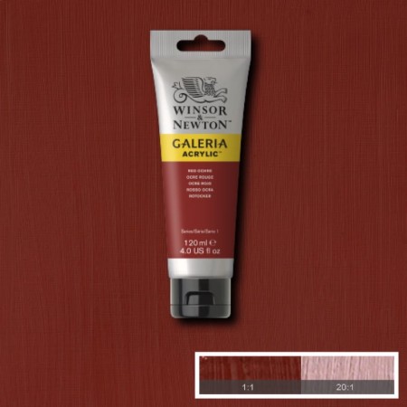 Farba akrylowa WINSOR & NEWTON Galeria 120 ml (564 - Red Ochre)