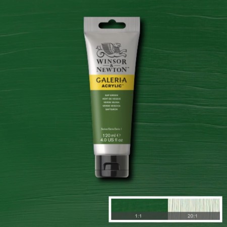 Farba akrylowa WINSOR & NEWTON Galeria 120 ml (599 - Sap Green)