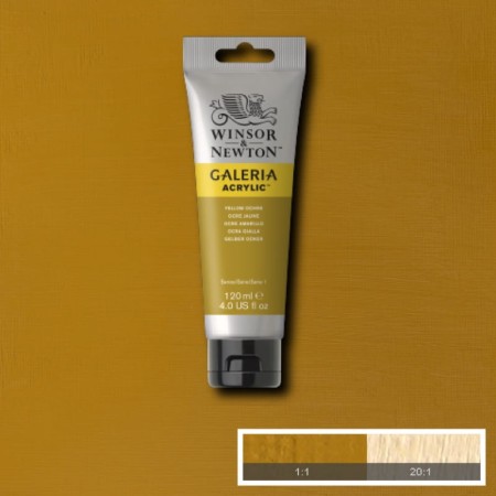 Farba akrylowa WINSOR & NEWTON Galeria 120 ml (744 - Yellow Ochre)