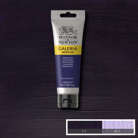 Farba akrylowa WINSOR & NEWTON Galeria 120 ml (728 - Winsor Violet)